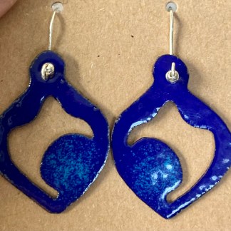Dark Blue Earrings